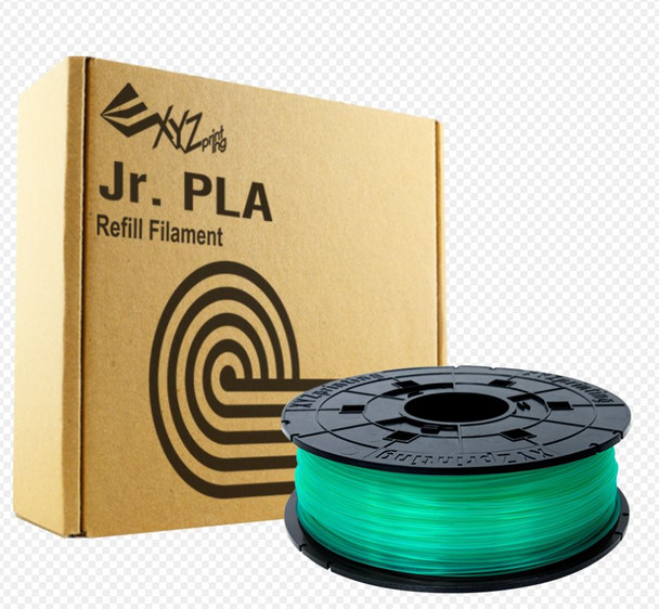 FILAMENT PLA(NFC) 600G Clear Green for da Vinci Jr/Mini/Colour series