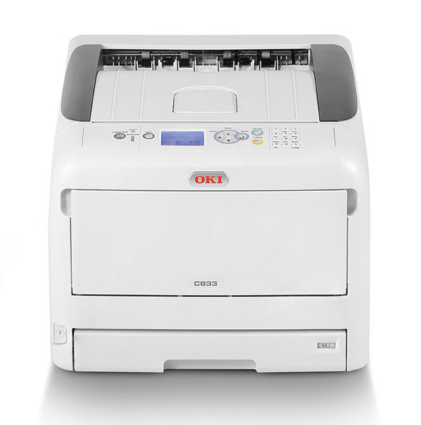 OKI C833N COLOUR A3 35PPM (A4 SPD) NETWORK PCL 400 SHEET PRINTER