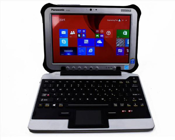 (NQR) iKey Snap-in-Place Fully Rugged Keyboard for the FZ-G1 Toughpad (New Re-Designed Latch)