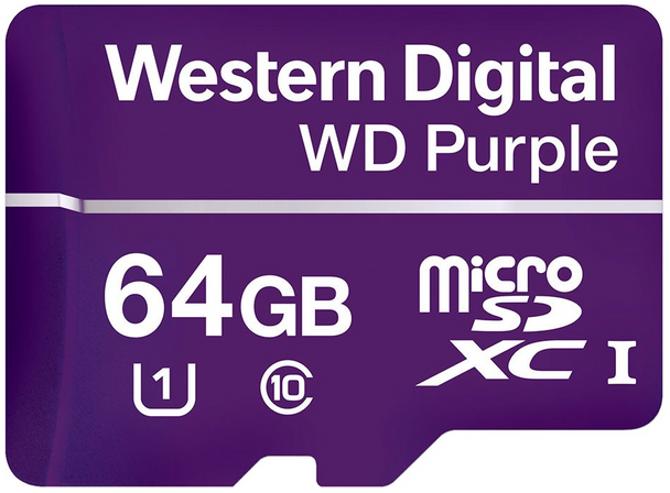 WD Micro SD 64GB;Interface:SDA 5.0;Read performance:80MB/s;Write performance:50MB/s;Warranty:2 years