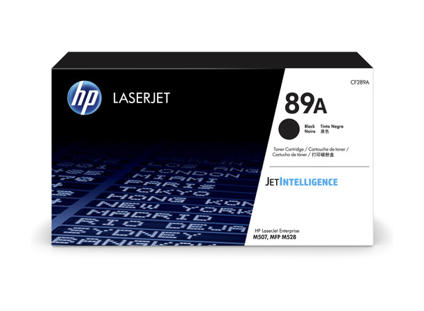 HP 89A (CF289A) LaserJet M507/M528 Standard Yield Black Toner Cartridge