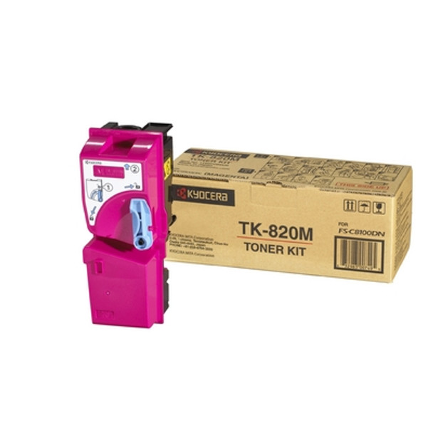 Kyocera TK-820M Magenta Toner (7k Yield)