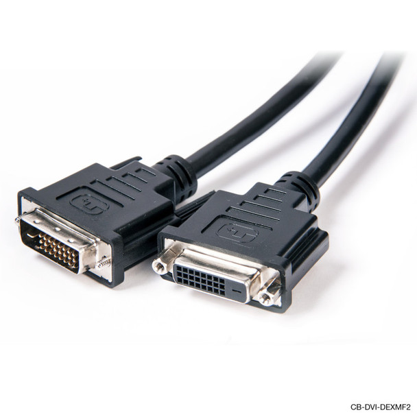 2m DVI-D Dual Link Extension Video Cable Male to Female