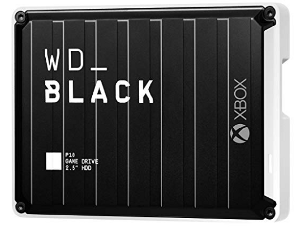 WD BLACK P10 GAME DRIVE FOR XBOX 3TB BLACK TOP W/WHITE BOTTOM WORLDWIDE