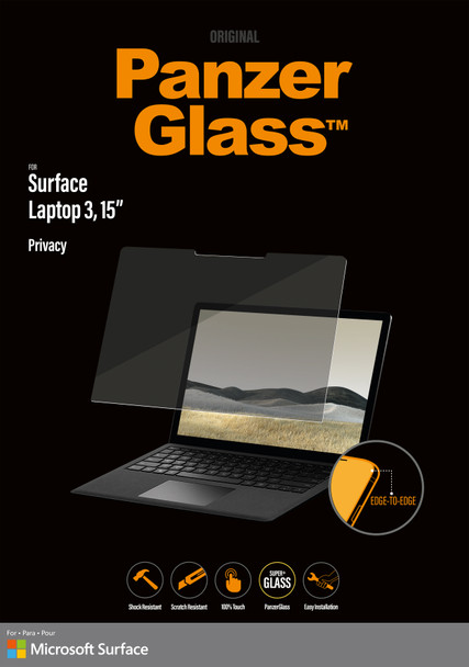 PanzerGlass Microsoft Surface Laptop 3 15inch Privacy