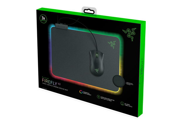 Razer Firefly V2 - Hard Surface Mouse Mat with Chroma