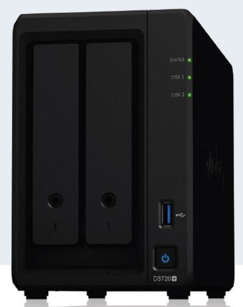 Synology DiskStation DS720+ 2-Bay 3.5" Diskless 2xGbE NAS (Scalable) ,Intel Celeron 2.0GHz 4-core, 2GB RAM, 2xUSB3, eSATA - Launch 18Jun (Tentative)