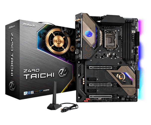 ASRock Z490 Taichi ATX Motherboard LGA1200 Intel 10th Gen