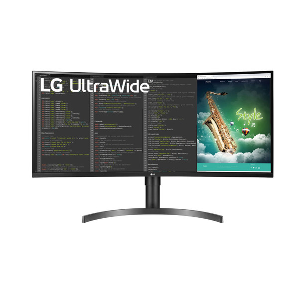 LG 35” UltraWide QHD VA Curved LED Monitor (16:9), Hdmi(2), Dp, Usb-c, Usb(2), Hdr10, Spkr, H/adj, Vesa, 3yr