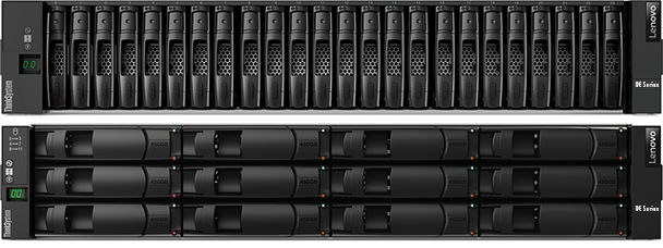 Storage ThinkSystem DE2000H SAS Hybrid Flash Array SFF (16 GB cache)