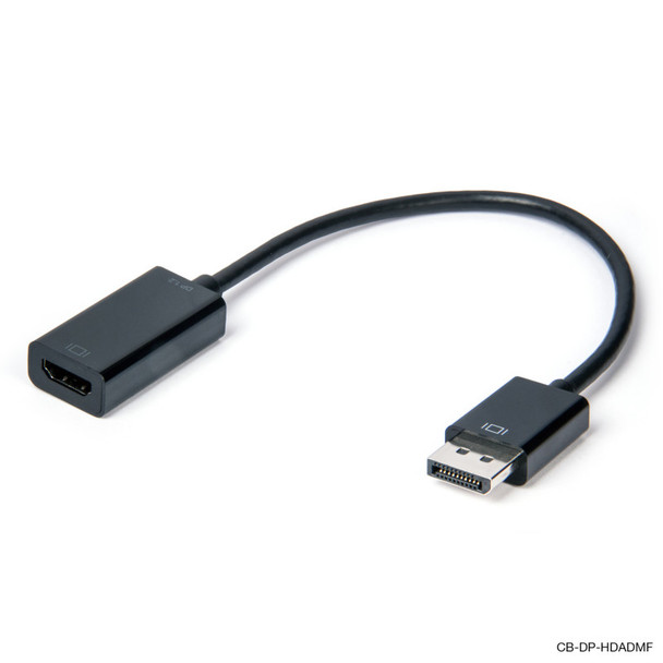 20cm Display Port to HDMI AdapterMale to Female Supports 4K@60Hz