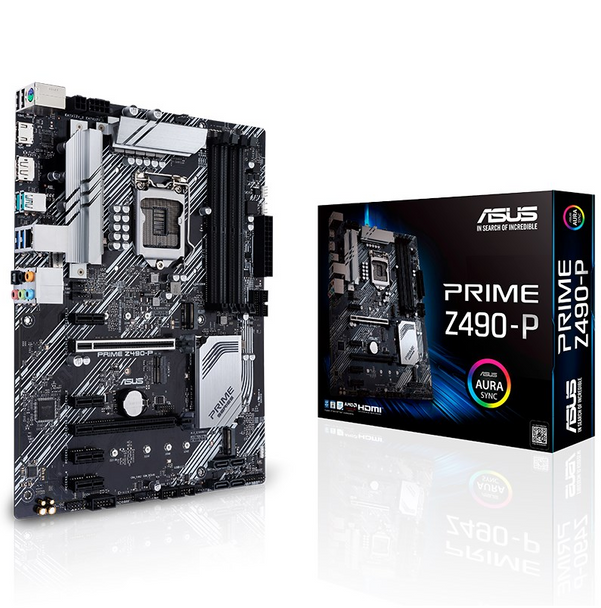 ASUS Intel Z490 Motherboard 10th Gen Comet Lake desktop CPU