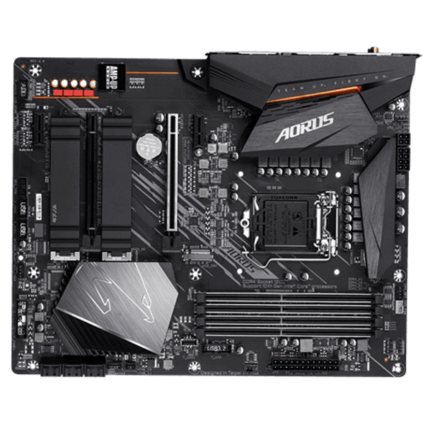 INTEL,Z490 AORUS MB w Direct 12 Phase Digital VRM Design, Comprehensive Thermal Solution w Enlarged Surface Heatsink,Dual Band 802.11ac WIFI, 2.5GbE L