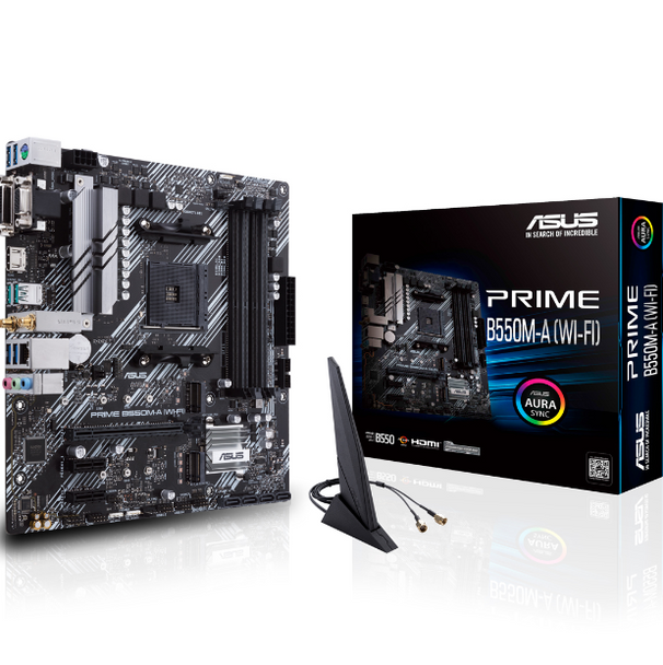 ASUS AMD mATX PRIME B550M-A Gaming Motherboards(WIFI)