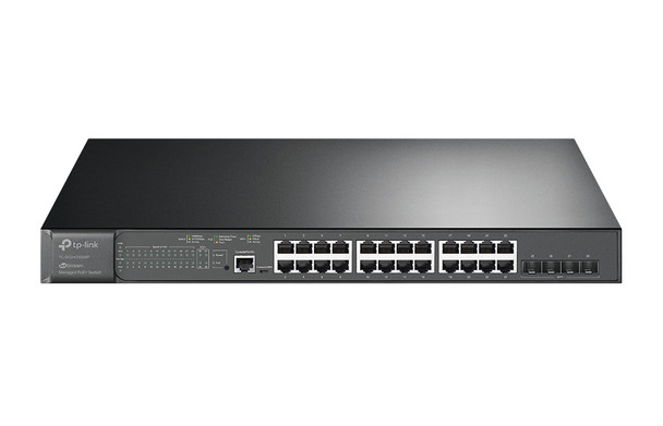 TP-Link Tl-SG3428XMP 24 Port Gigabit and 4 Port 10ge Sfp+ L2 Managed Switch, Gbe Poe(24),s