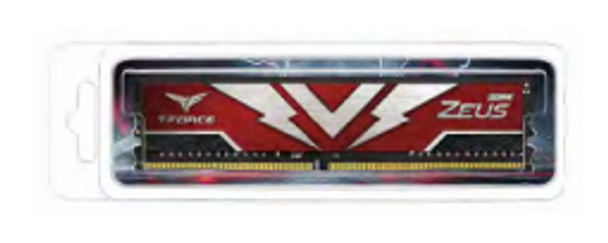 T-FORCE Zeus Series 32GB(1x32GB) DIMM DDR4 2666MHz 1.20V, Red Heat spreader