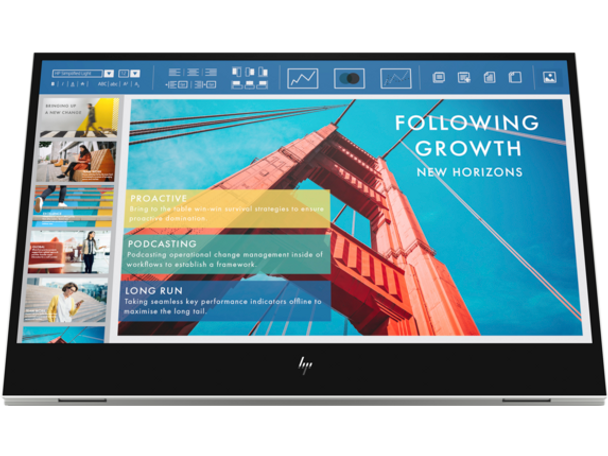 HP E14 G4 Portable Monitor 14" FHD 1920x1080 USB-C Power Pass-Through