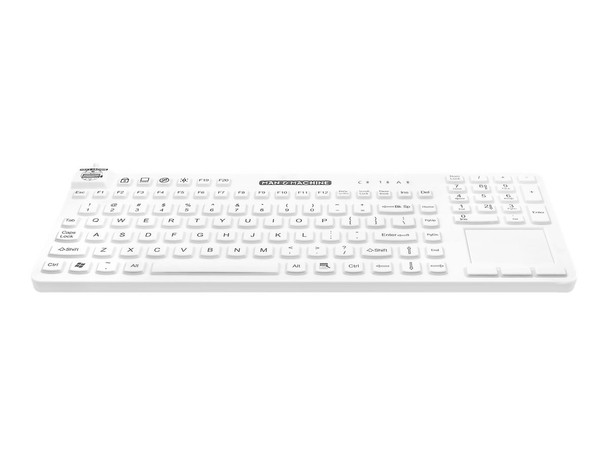 Man & Machine Reallycooltouch Backlight Keyboard - White