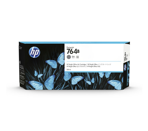 HP 764B 300ml Gray DesignJet Ink Cartridge