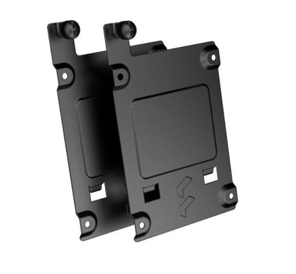 Fractal Design SSD Bracket Kit TypB, Black Dualpack - Designed for use in Fractal Design cases with Type-B SSD mounts