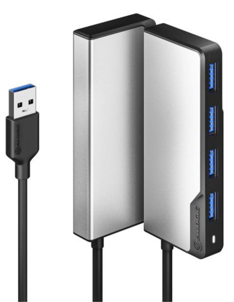 USB-A Fusion SWIFT 4-in-1 Hub -Space Grey