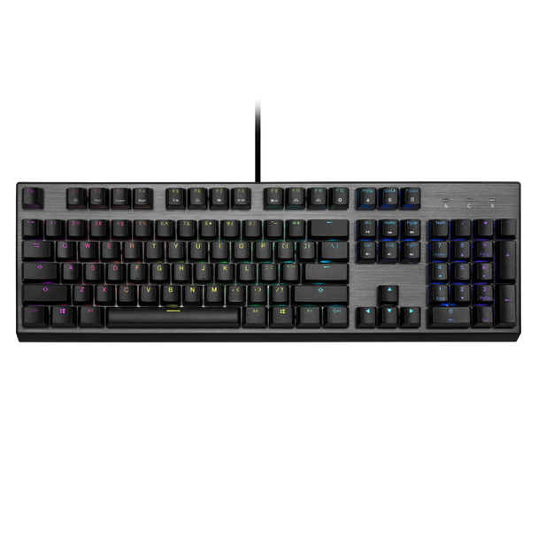 Cooler Master CK350 RGB Mechanical Keyboard, Minimalistic, Aluminium, Cherry Blue Switch