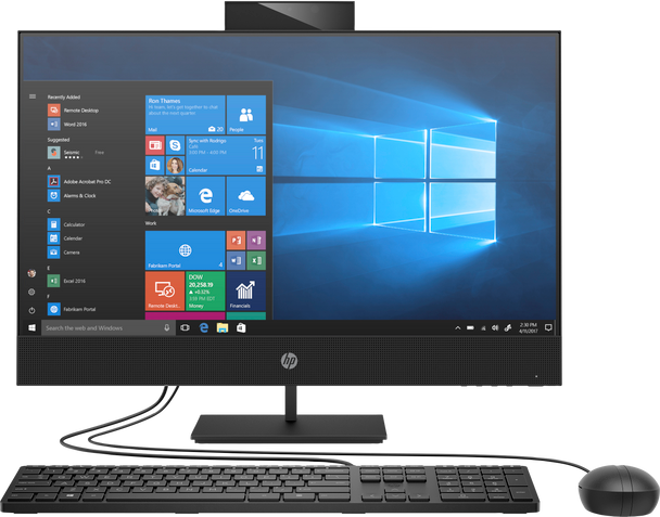 HP ProOne 400 G6 All-In-One PC i7-10700T 23.8" Touch 8GB 256GB SSD