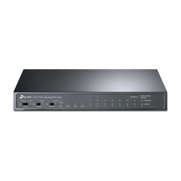 TP-Link Tl-SL1311MP 8-port 10/100mbps + 3-port Gigabit Desktop Switch With 8 Poe+ Ports