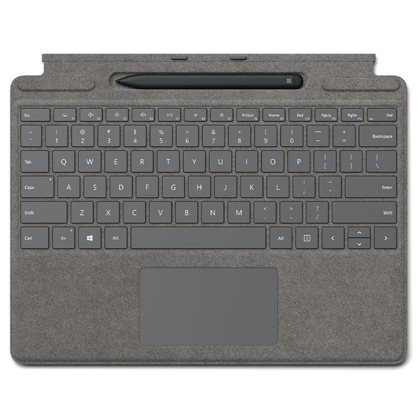 Surface Pro X R Signature Type Cover & Slim Pen Bundle - Concrete