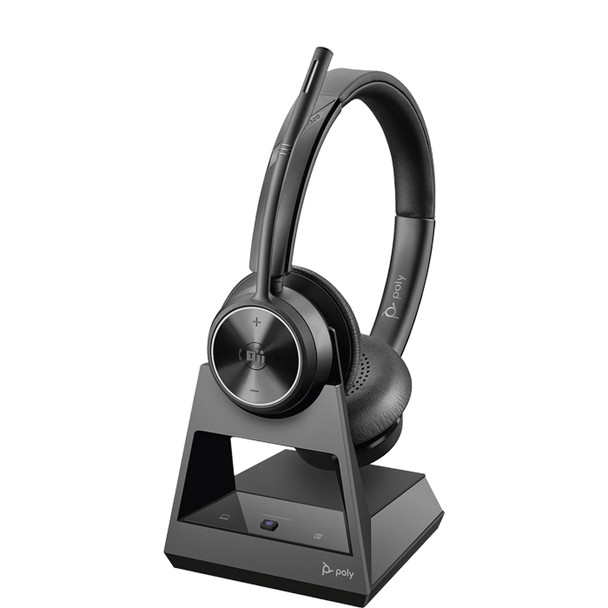 Poly Savi 7320 Office, S7320-m, Pc/dskphn, Stereo, Secure Dect Wireless Headset- Msft Cert