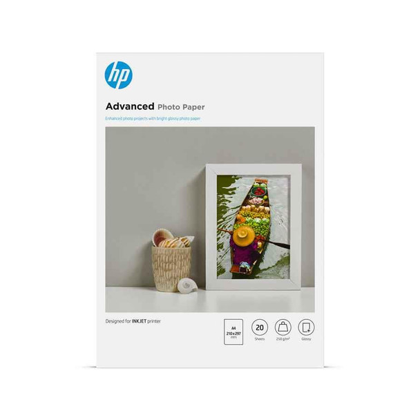 HP Advanced A4 20 Sheets FSC Glossy Photo Paper