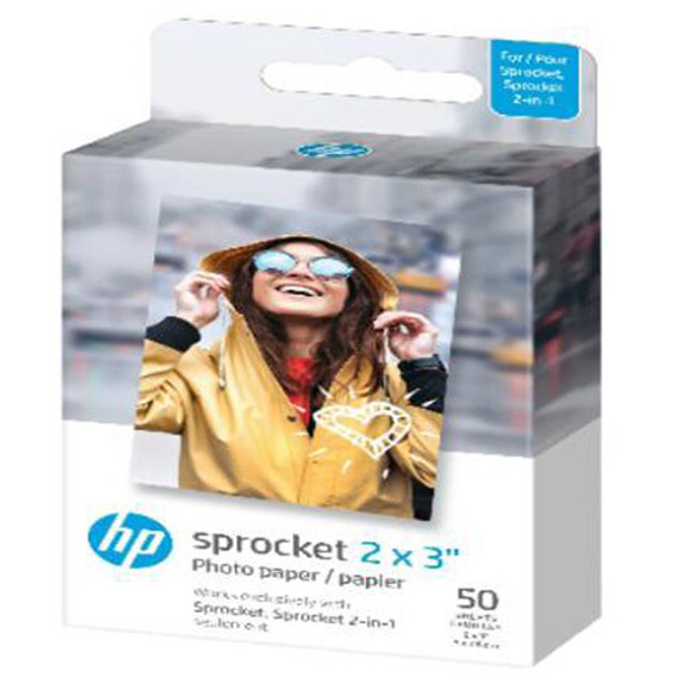 HP ZINK Paper 50 Pack 2x3