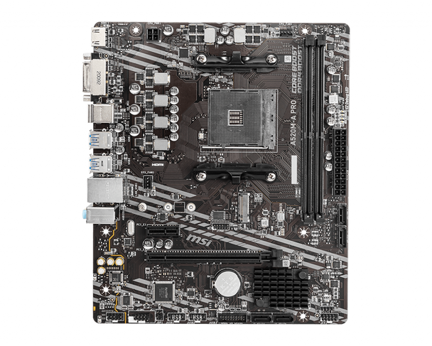 MSI A520M Pro AMD AM4 MATX Motherboard