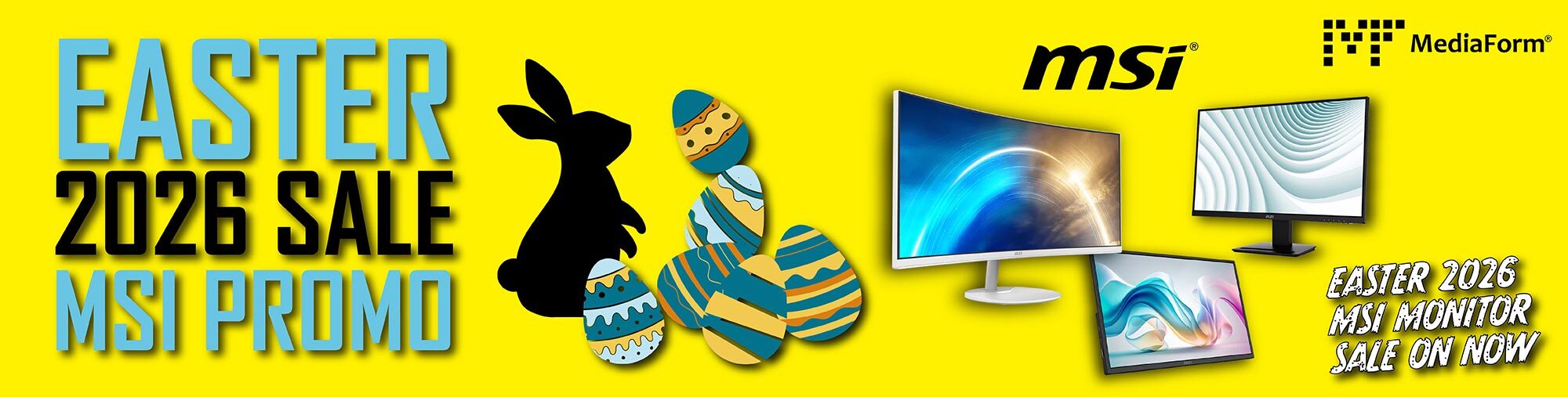 On Sale Deals Easter Promo MSI Monitor Sale 2026