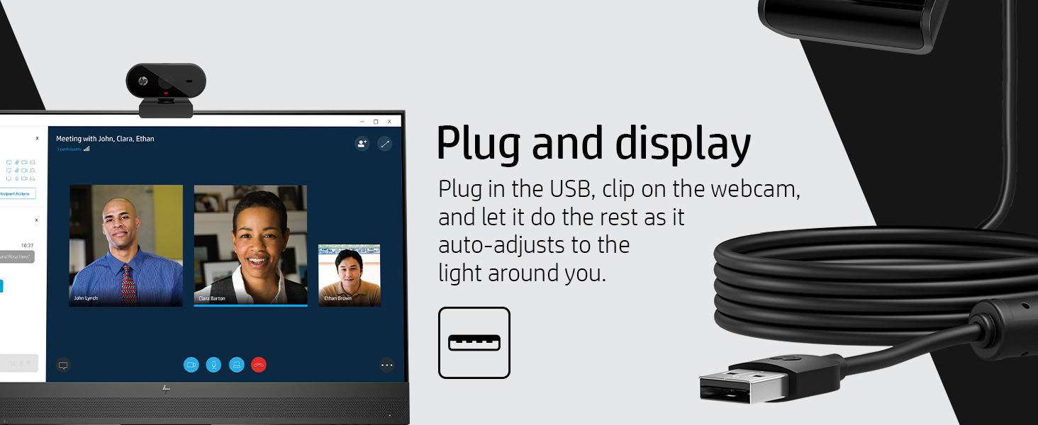 Plug and Display | HP 325 FHD Webcam