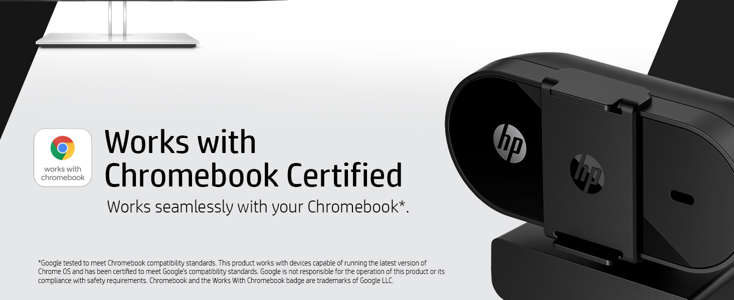 Works with Chromebook Certified | HP 325 FHD Camera