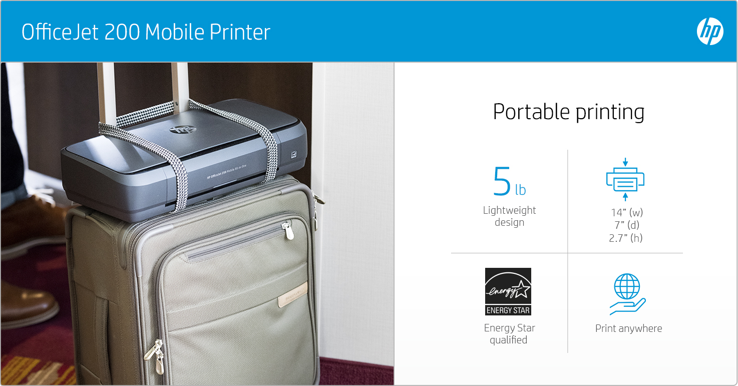 HP OfficeJet 200 Mobile - Portable Printing