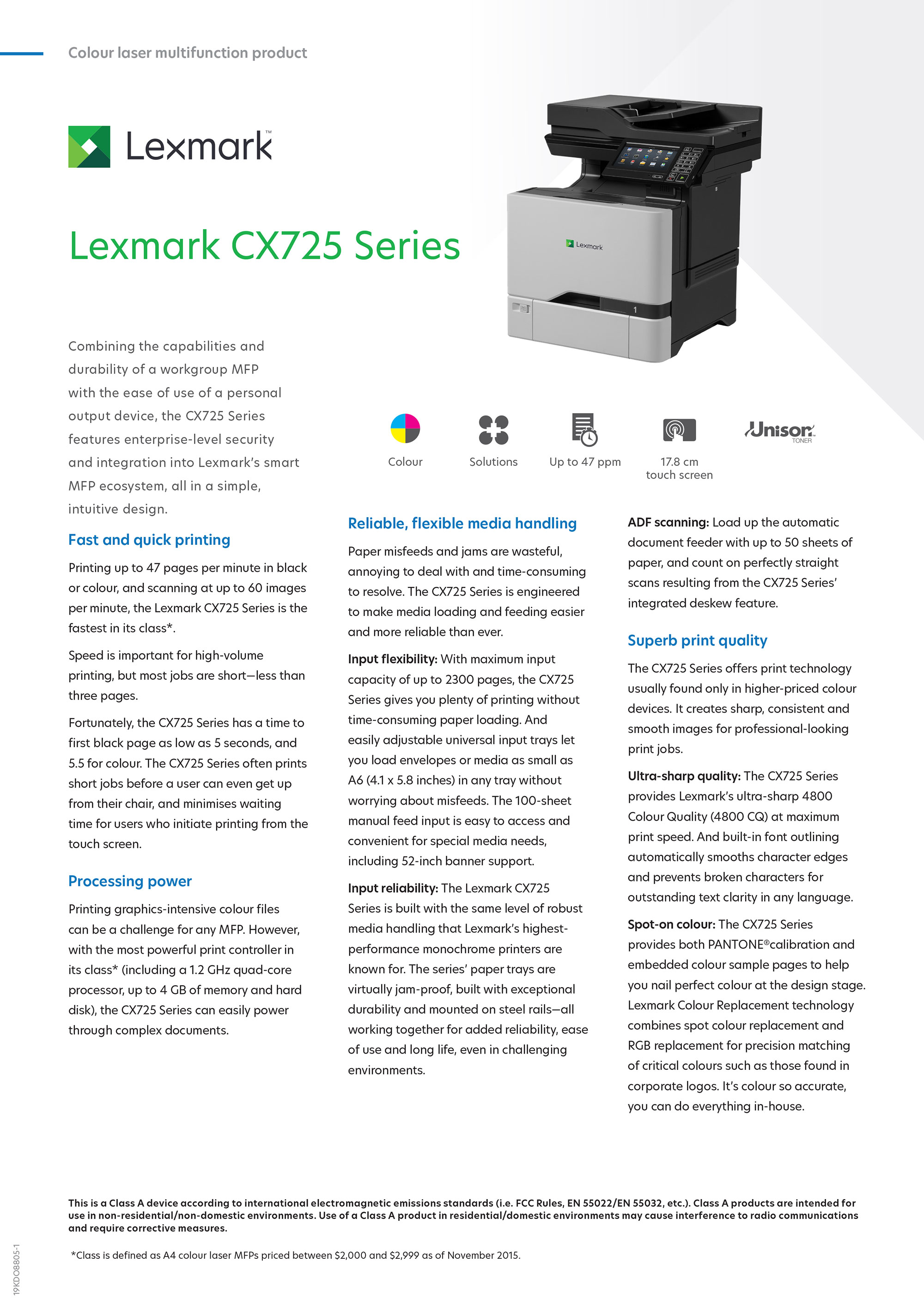 Lexmark CX725dhe