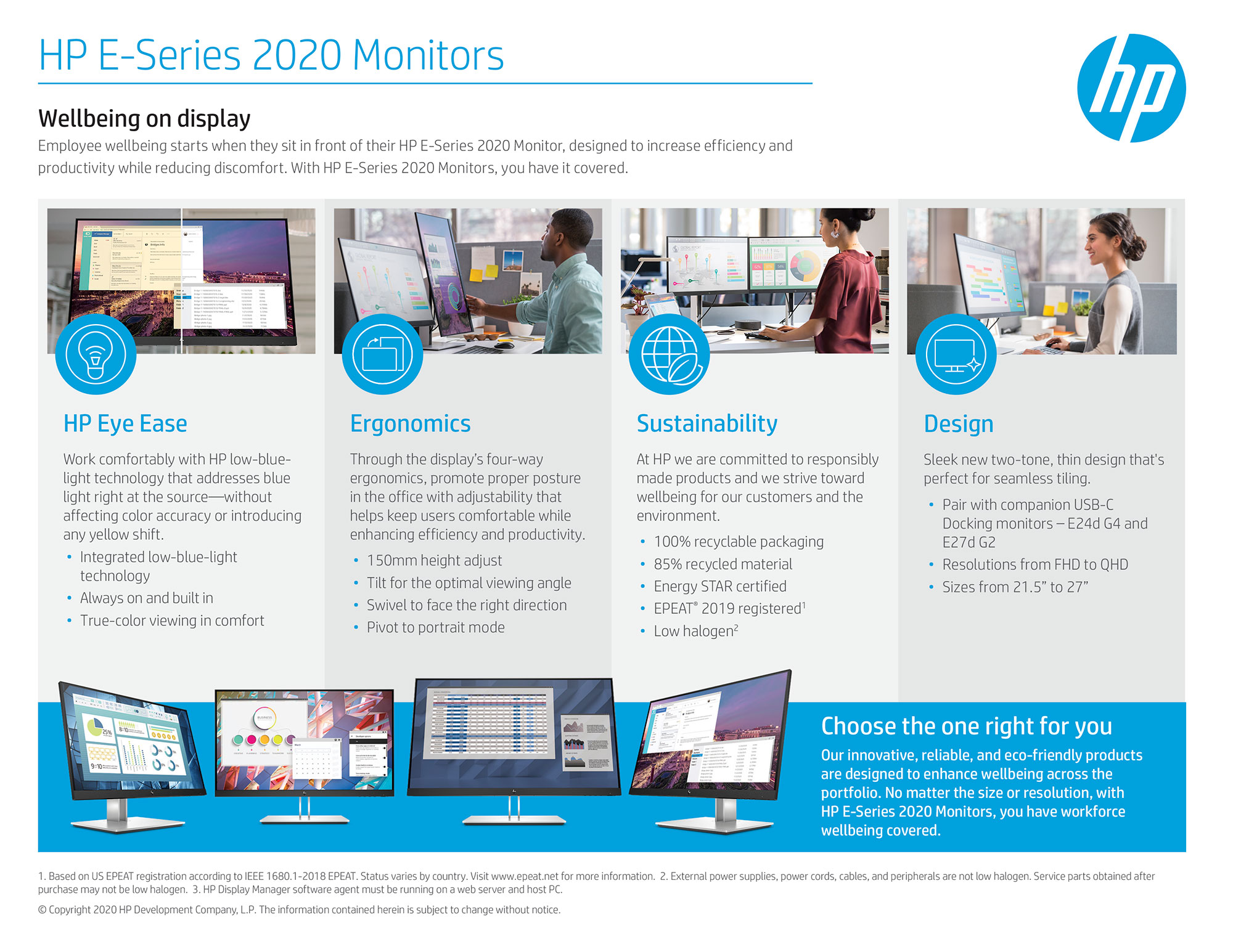 HP E-Series Monitors