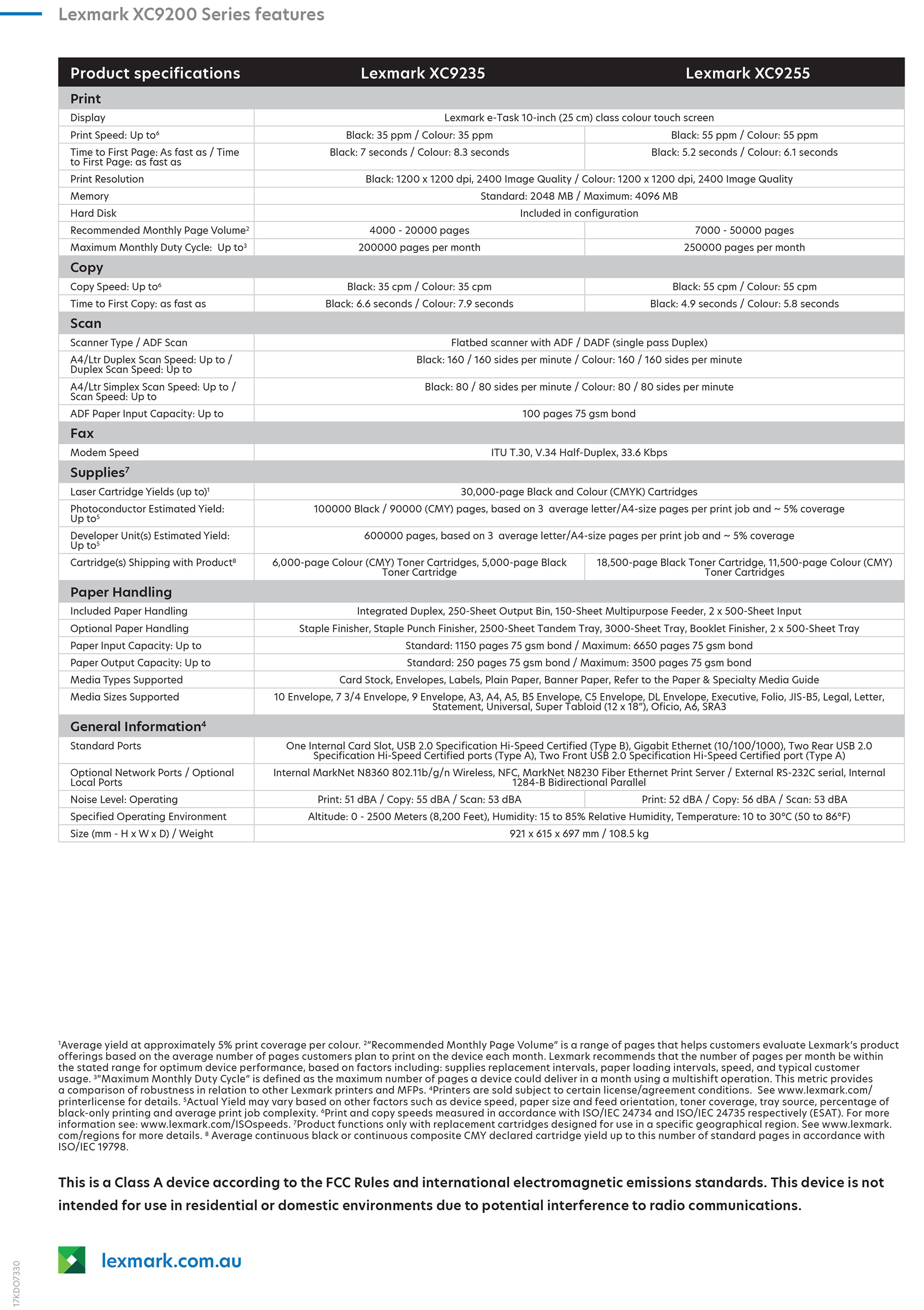 Lexmark XC9255