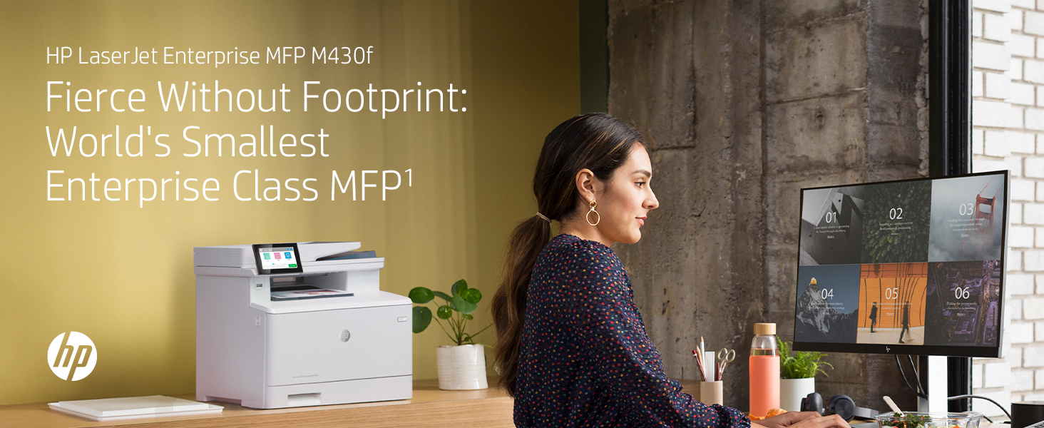 HP LaserJet Enterprise M430f: Fierce without Footprint