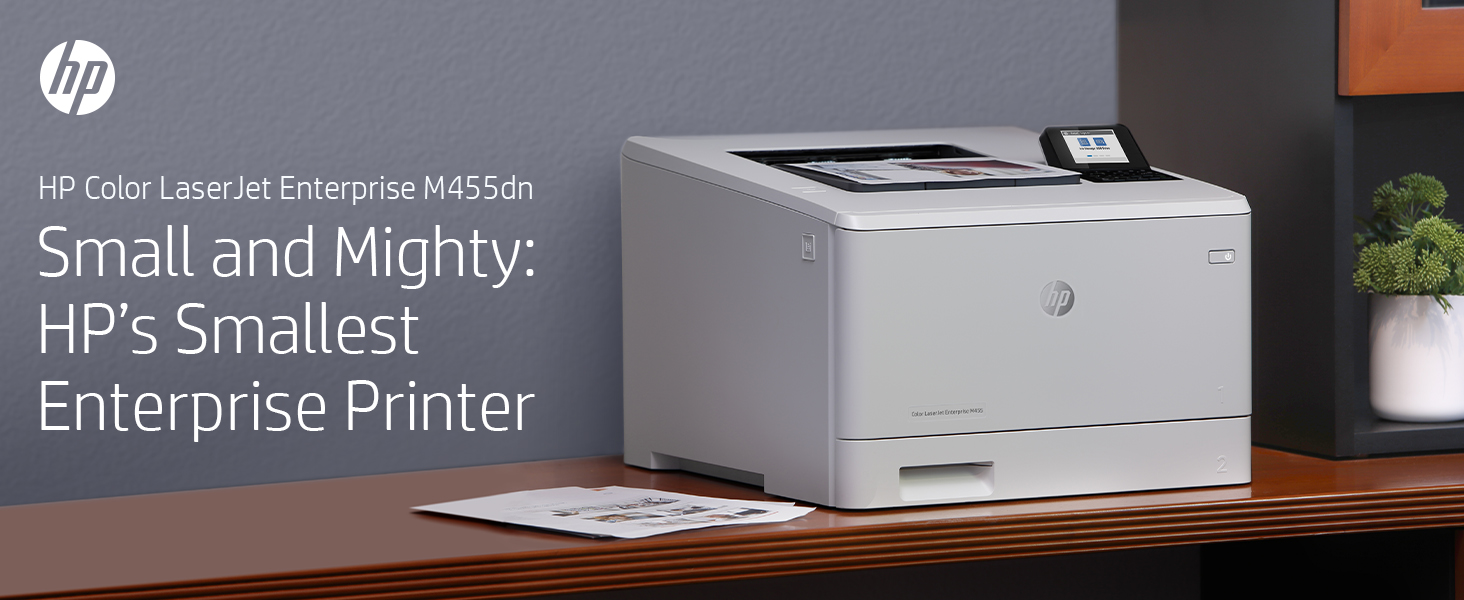 HP Color LaserJet Enterprise M455dn: Small and Mighty