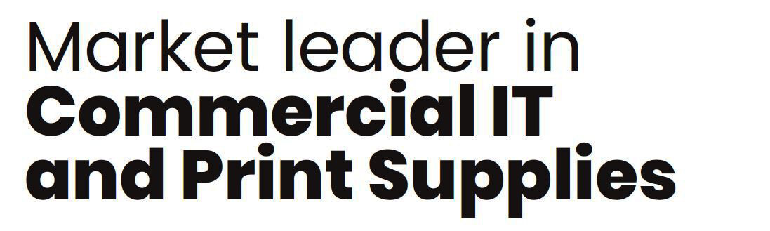 Market Leader in Commerical IT and Print Supplies