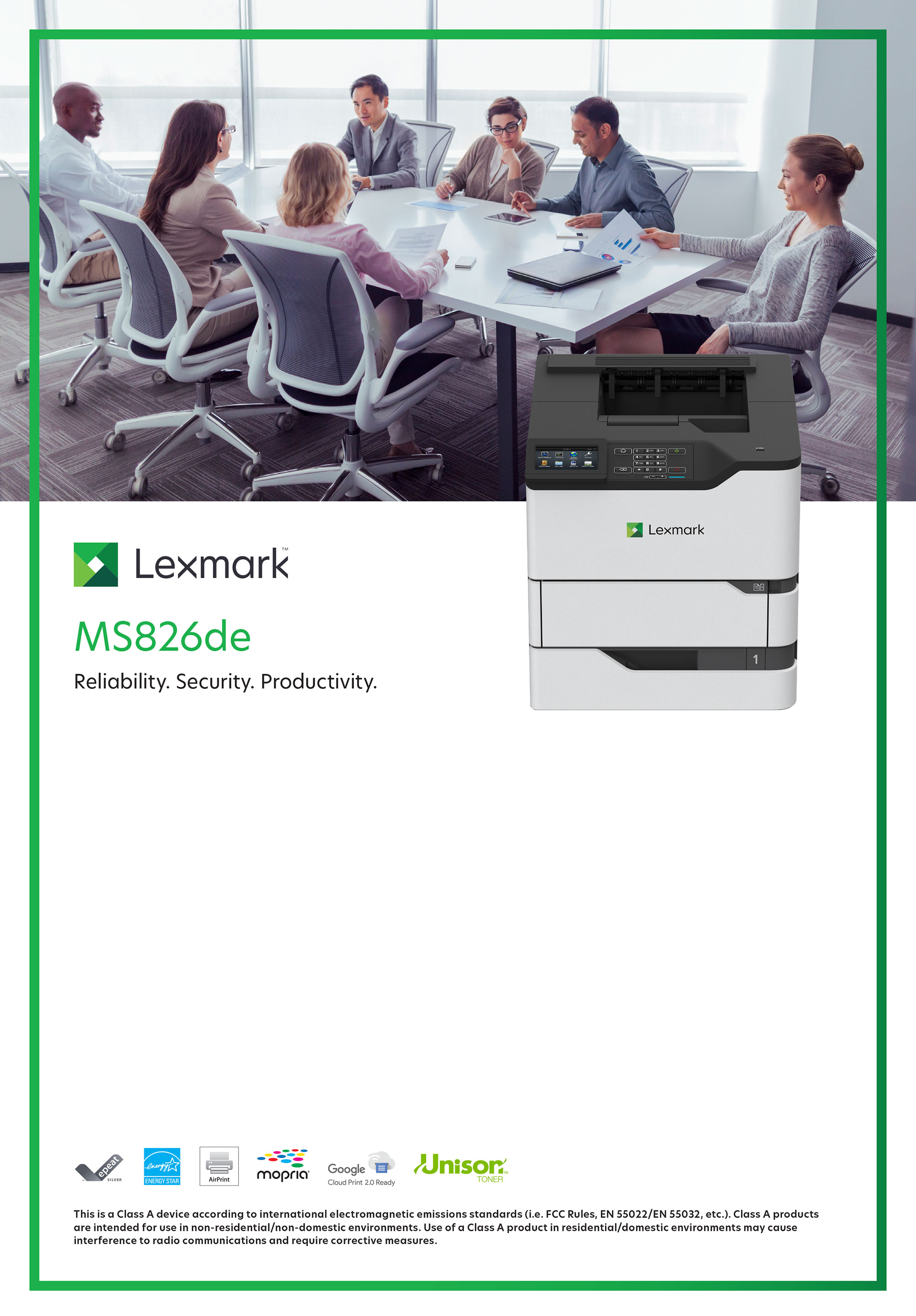 Lexmark MS826de