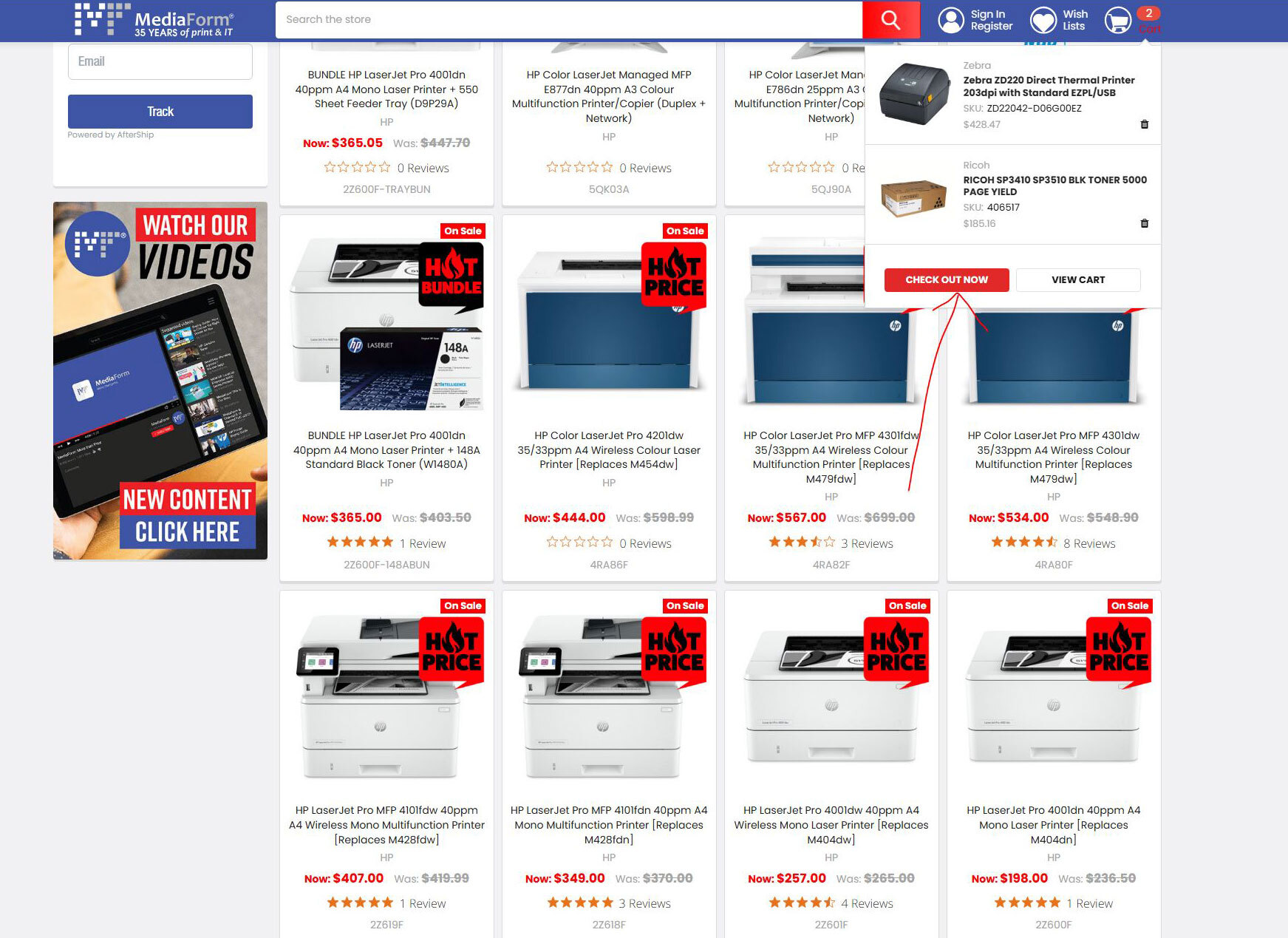 Step 2: Add items to purchase and checkout Step 2: Add items to purchase and checkout