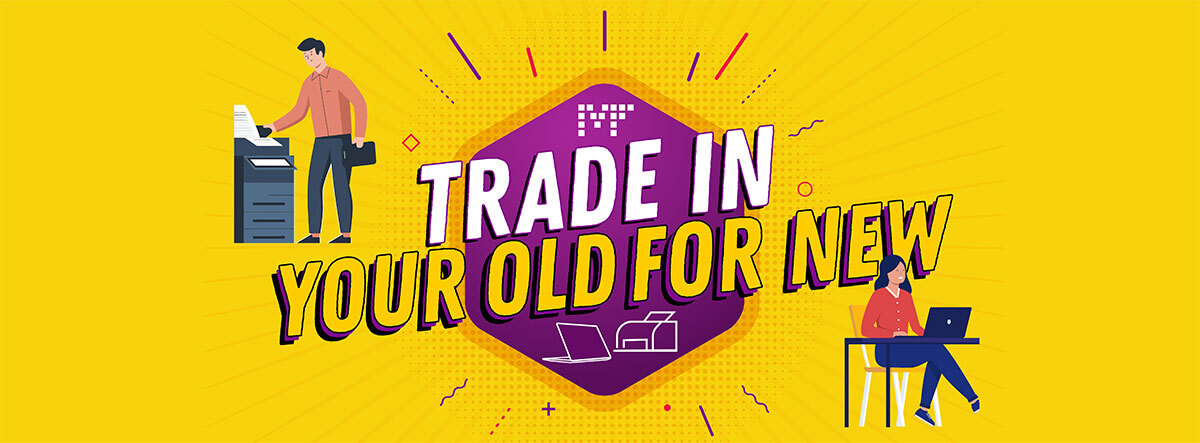 Trade in your old Printer or PC towards a new HP device