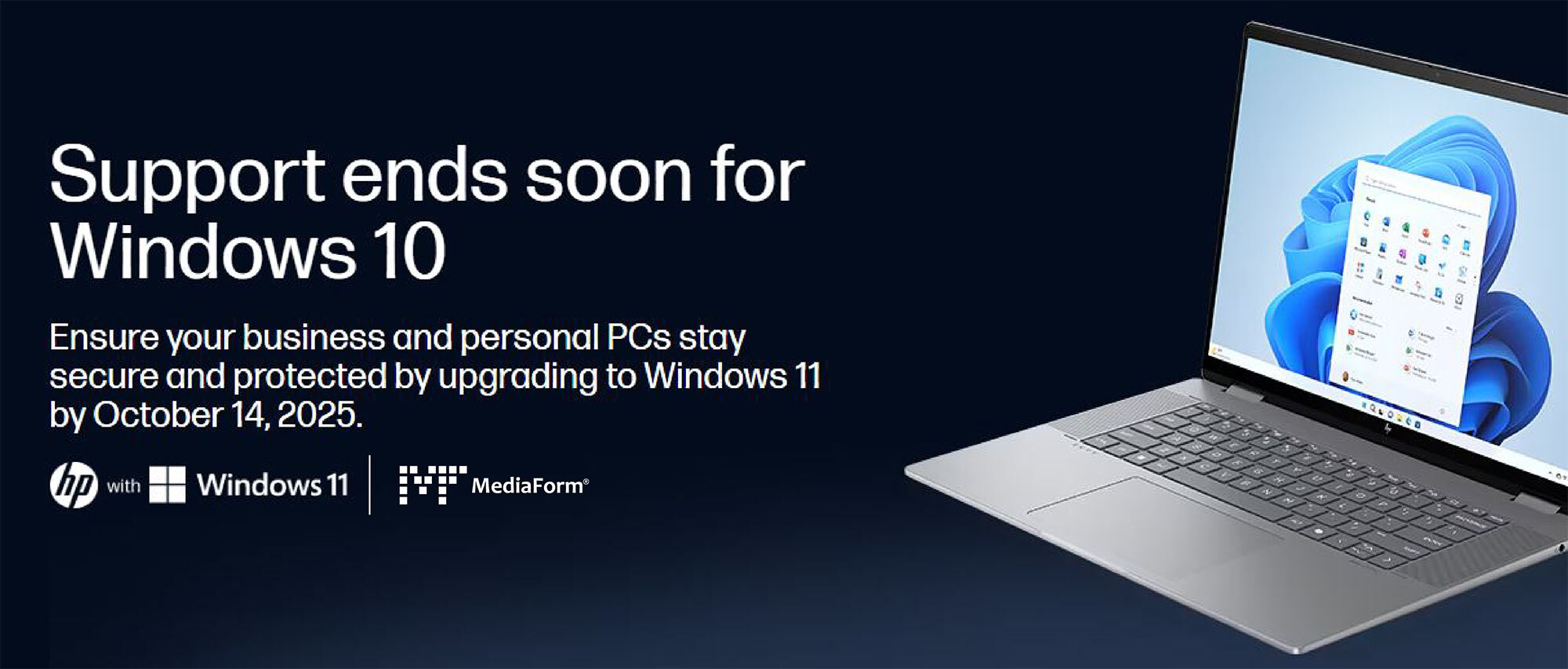 Support ends for Windows 10 - Upgrade now to Windows 11 Support ends for Windows 10 - Upgrade now to Windows 11