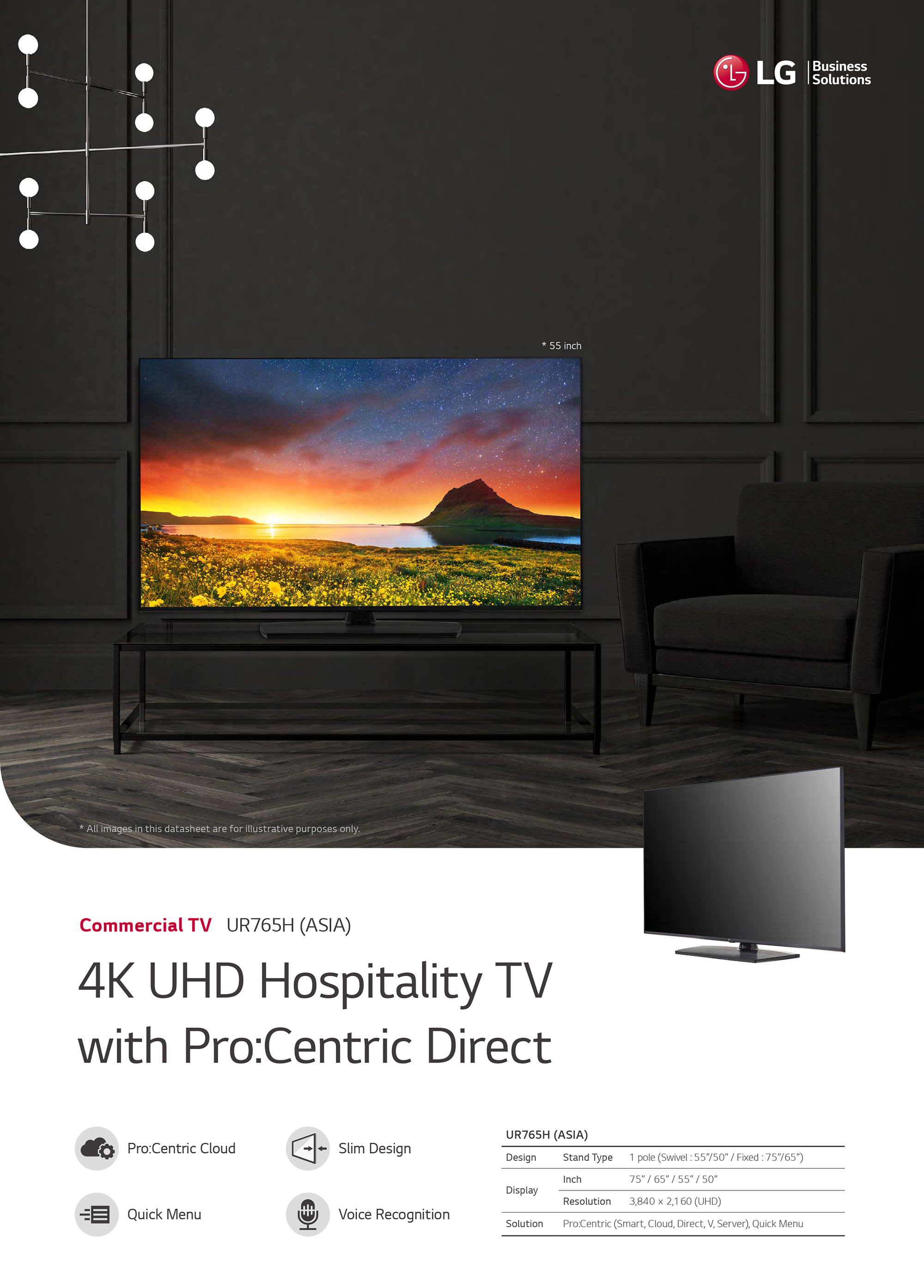 LG UR765H Hospitality TV Series