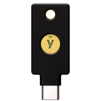 Yubico YubiKey 5C NFC USB-C Two-Factor Authentication Security Key ...