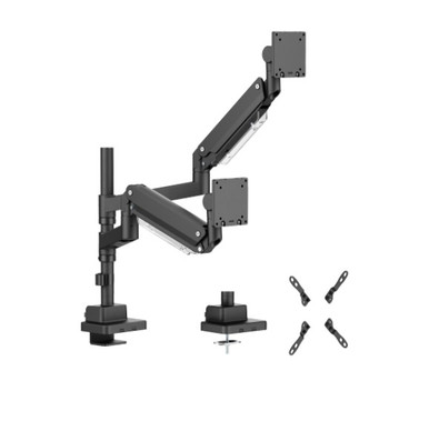 Brateck LDT80-C024P Matte Black Super Heavy-Duty Pole-Mounted Gas